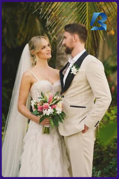 Erin Heatherton with husband