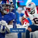 New York Giants vs New England Patriots Match Player Stats