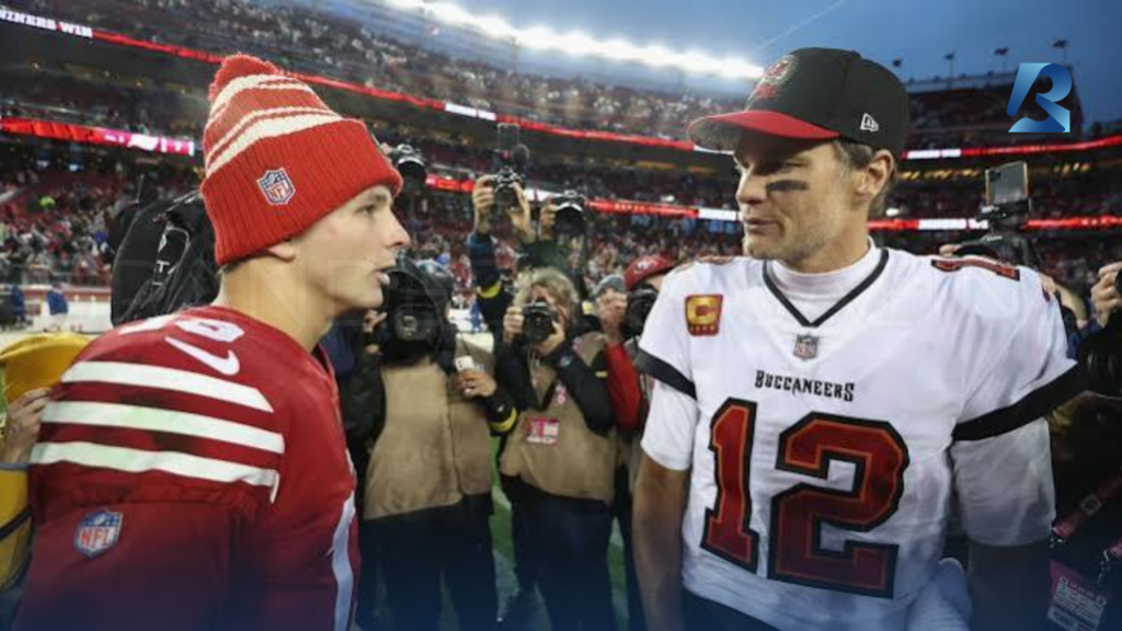 Tom Brady  the San Francisco 49ers